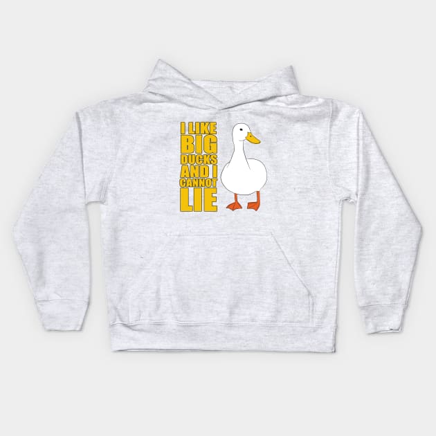 I like big ducks Kids Hoodie by nomoji